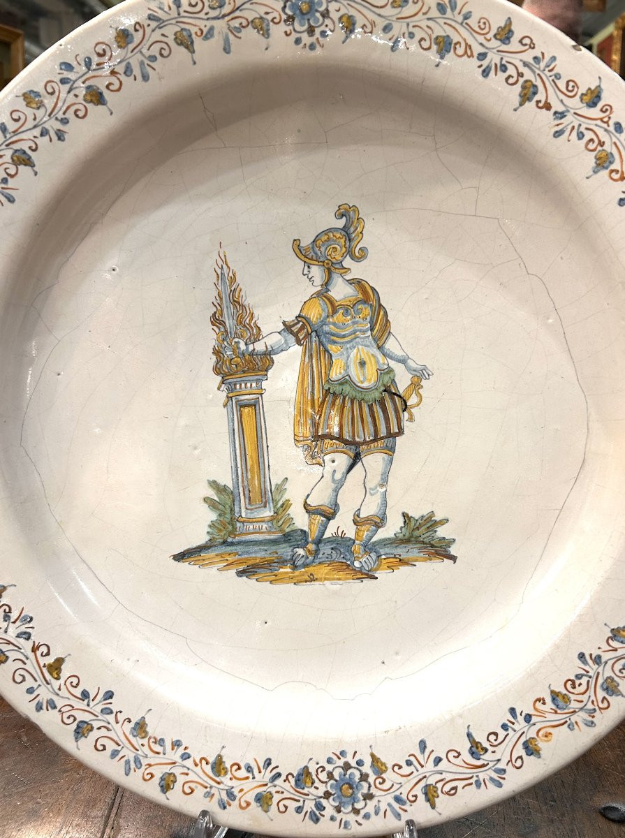 Importante "bianco" di Deruta con figura di Prometeo della seconda metà del XVI secolo.-photo-3