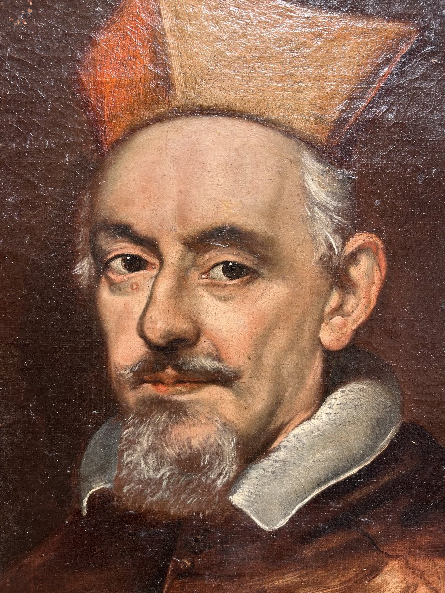 Ritratto del Cardinal Giulio Sacchetti della seconda metà del XVII secolo.-photo-4