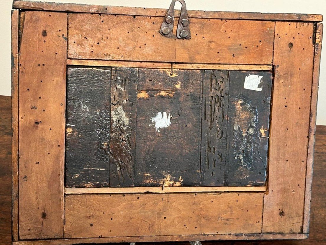 Orazione nell'orto del Getsemani, olio su tavola di scuola ferrarese del XVI secolo.-photo-3