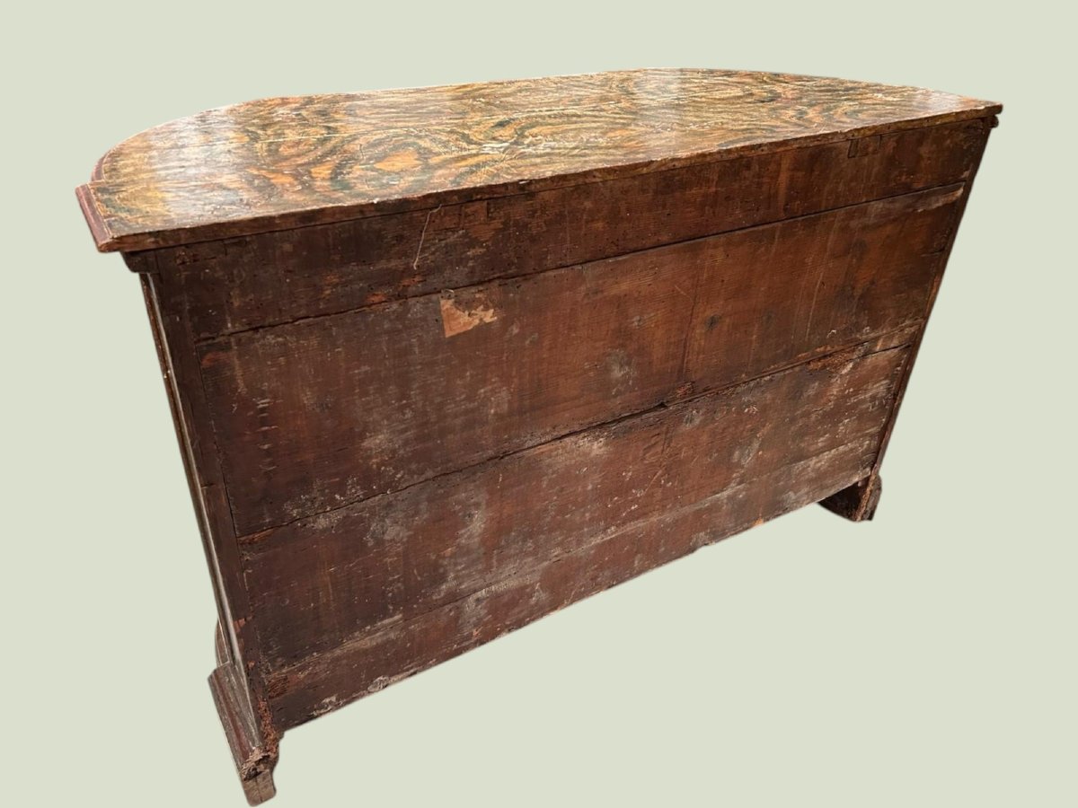 Rara credenza laccata. Laguna veneta, ultimo quarto del Seicento.-photo-4