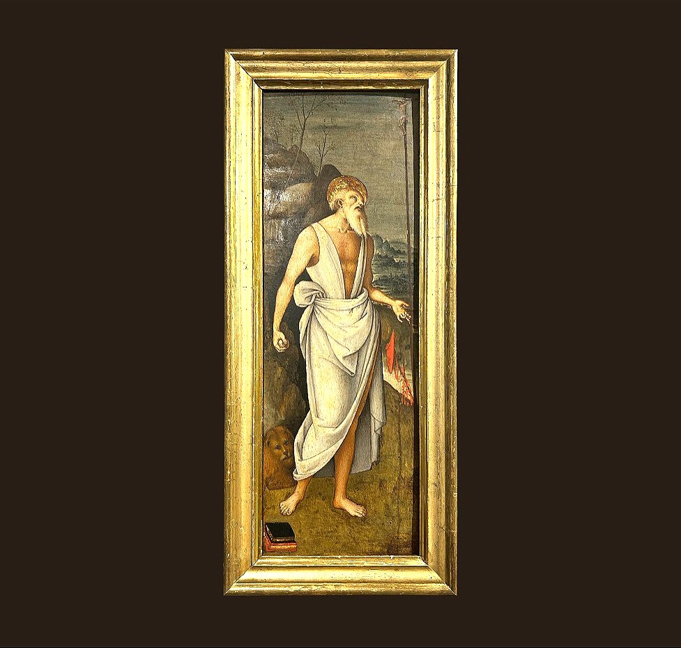 San Girolamo attr. al Maestro del tondo Greenville allievo toscano di Pietro Vannucci