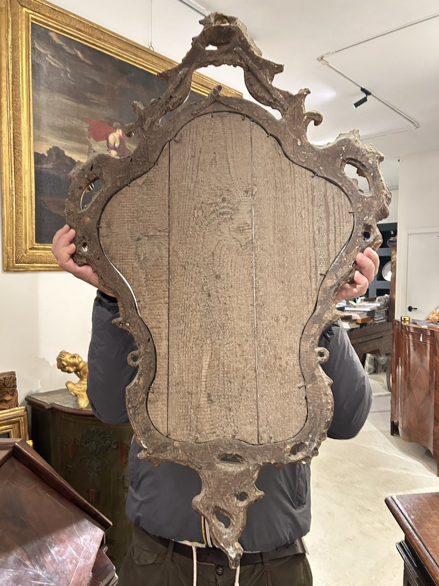 Coppia di specchiere luigi XV, prima metà del XVIIIsec. Misure 103 x 60cm.-photo-4