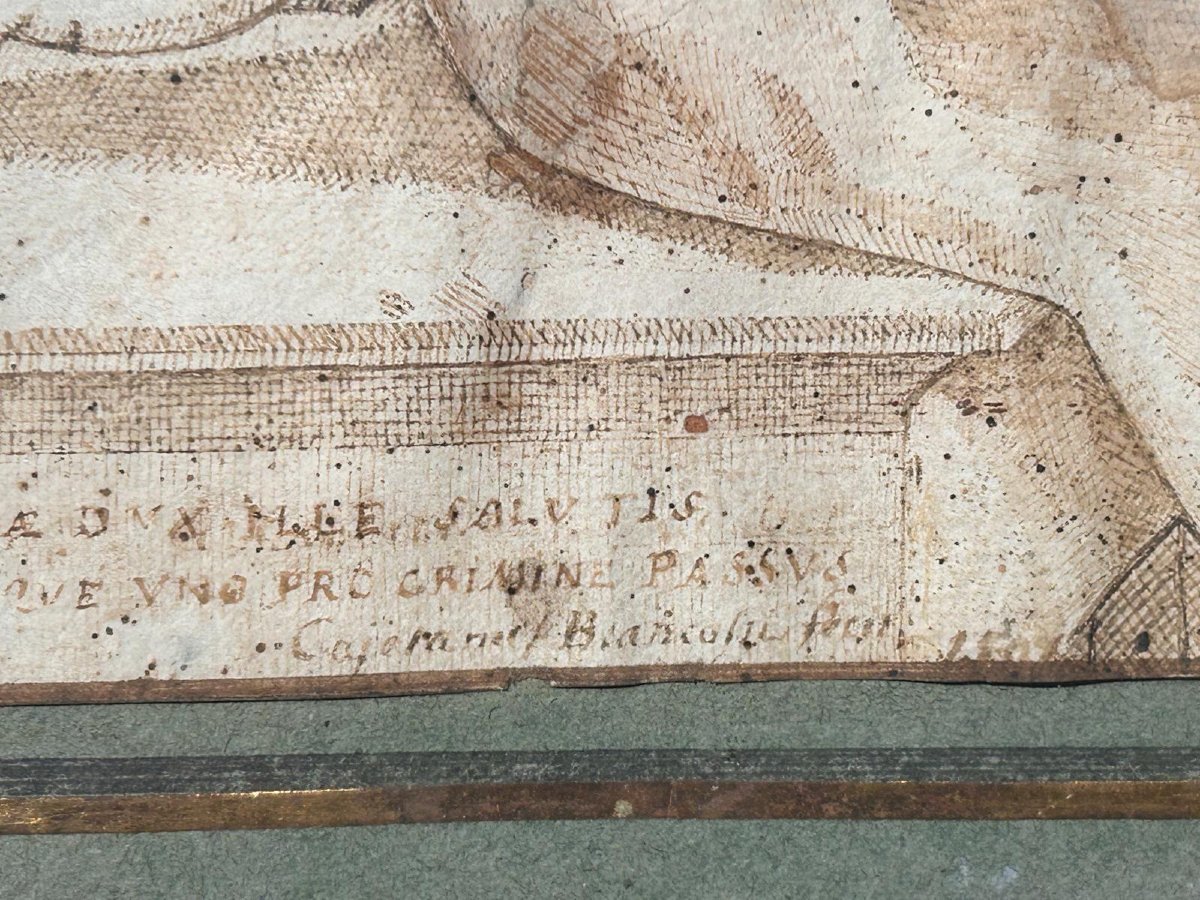 Hecce Homo, disegno del XVII s . (Inv. Correggio, Dis. Ag. Carracci) (375x270mm)-photo-3