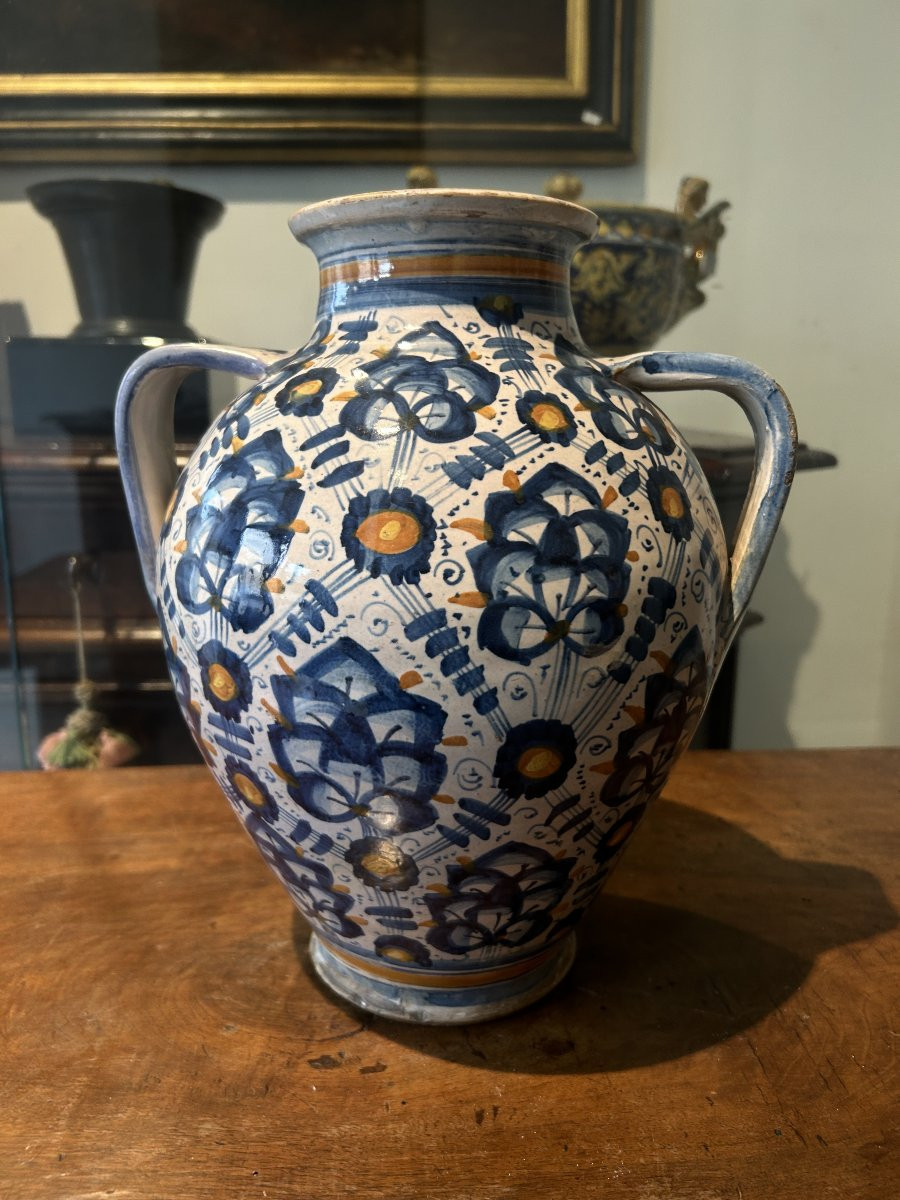 Orcio a palmetta persiana di Montelupo fiorentino, altezza 31cm.-photo-4