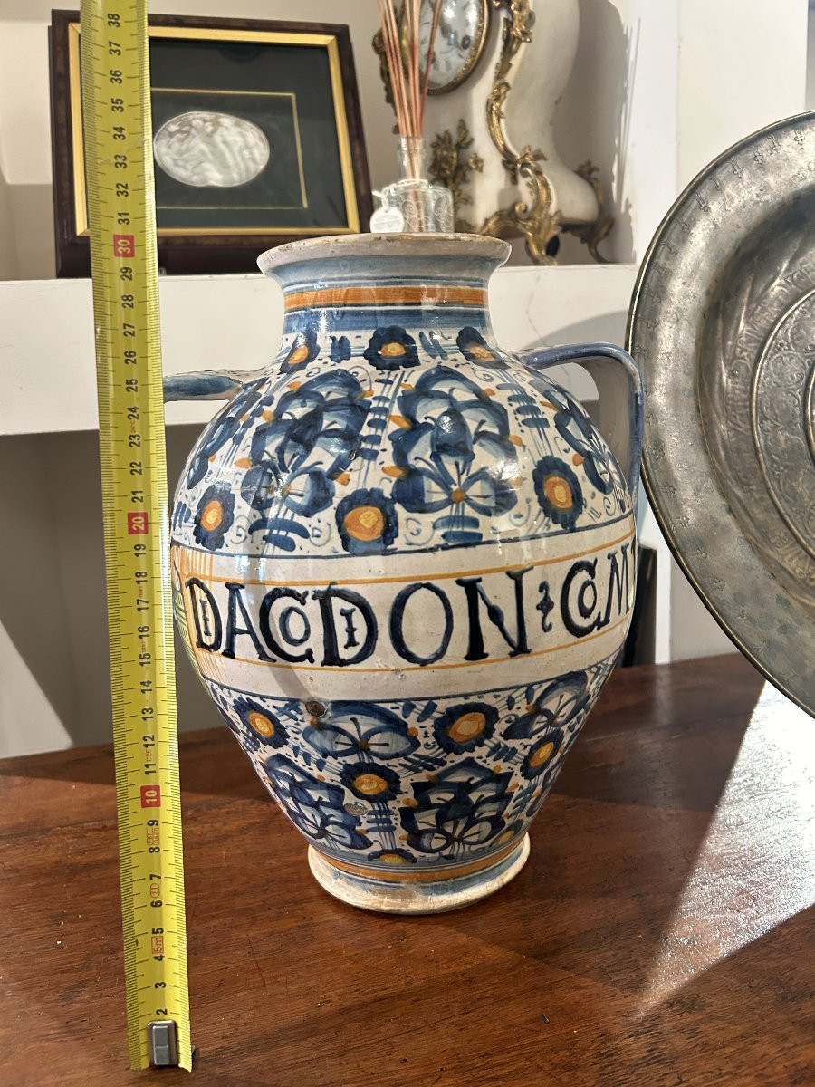 Orcio a palmetta persiana di Montelupo fiorentino, altezza 31cm.-photo-1