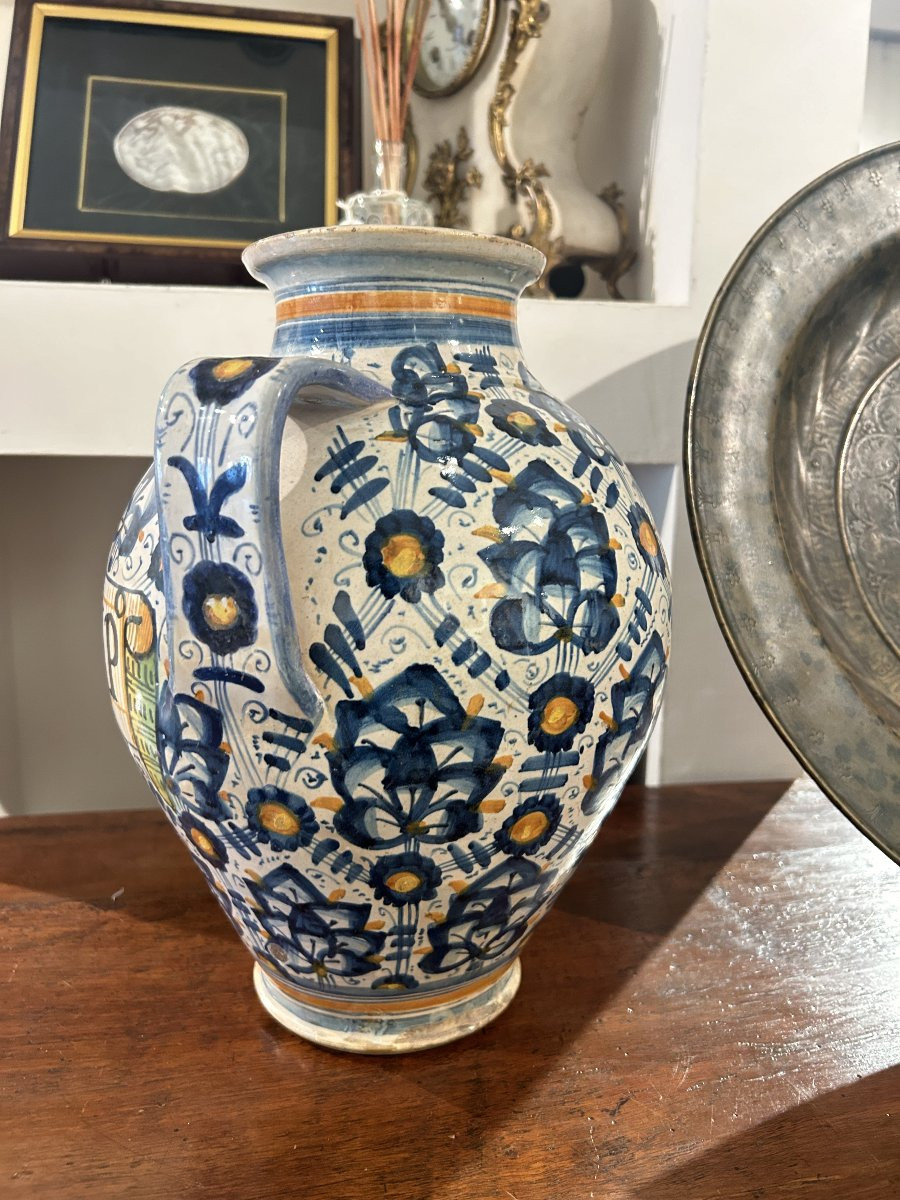 Orcio a palmetta persiana di Montelupo fiorentino, altezza 31cm.-photo-2