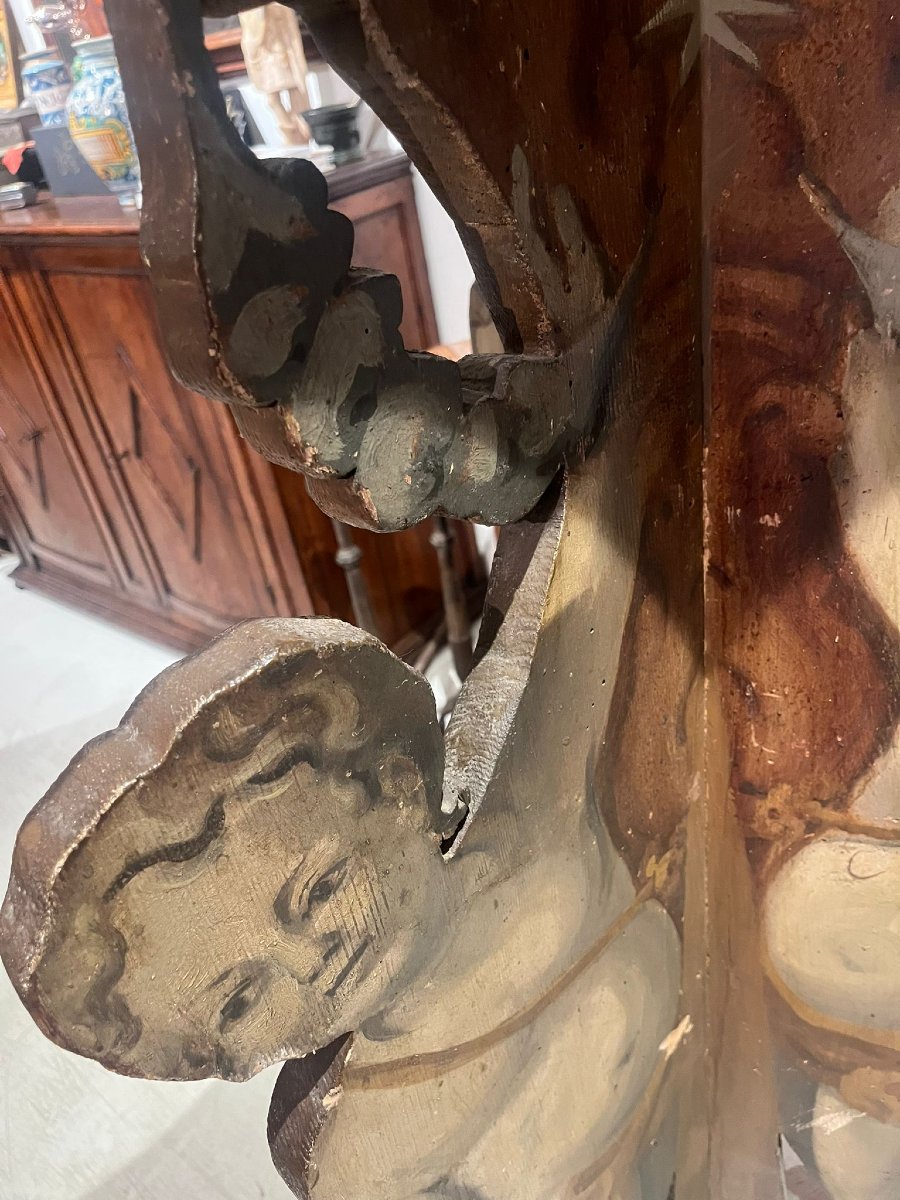 Rara coppia di candelieri reggi-cero da palazzo. Toscana, metà del XVII secolo.-photo-4