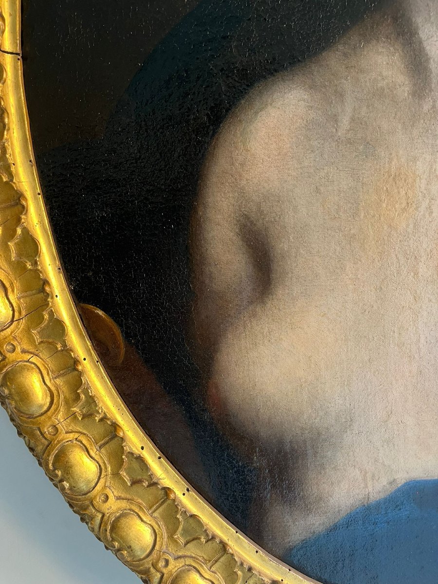 La musa Erato, olio su tela Attr.le a Francesco Furini-photo-2