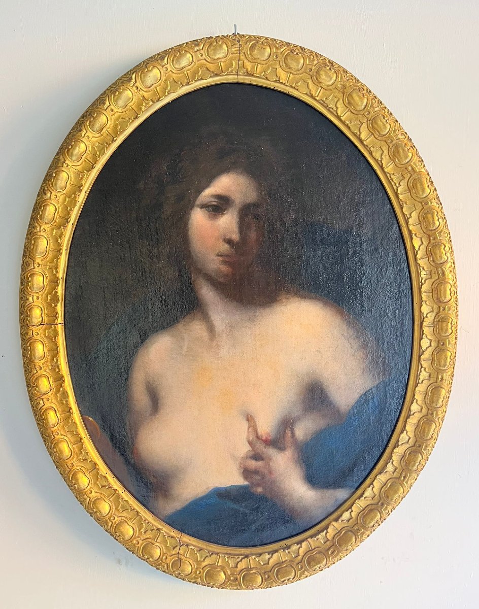 La musa Erato, olio su tela Attr.le a Francesco Furini-photo-3