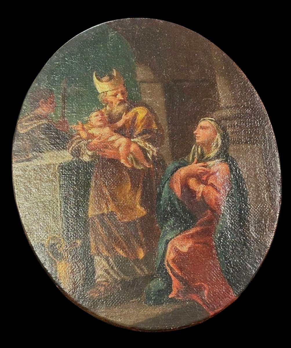 Gruppo di 6 scene dai "misteri del Rosario" - Area Italia centrale, XVII secolo.-photo-4