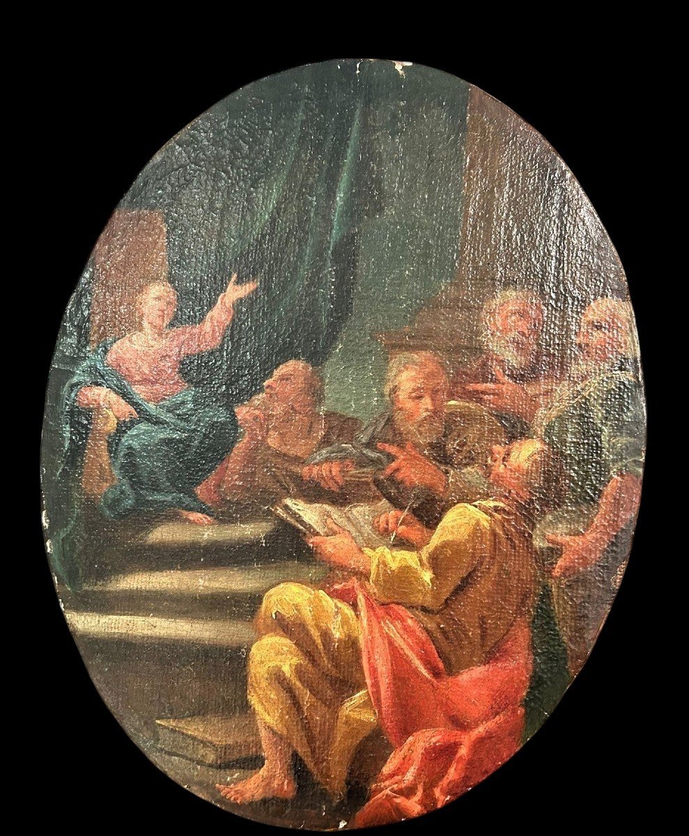 Gruppo di 6 scene dai "misteri del Rosario" - Area Italia centrale, XVII secolo.-photo-1