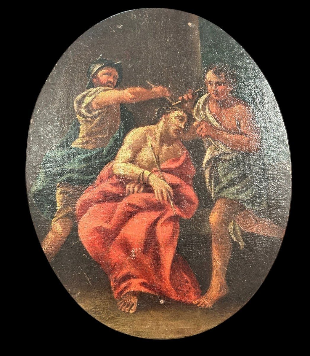 Gruppo di 6 scene dai "misteri del Rosario" - Area Italia centrale, XVII secolo.-photo-2