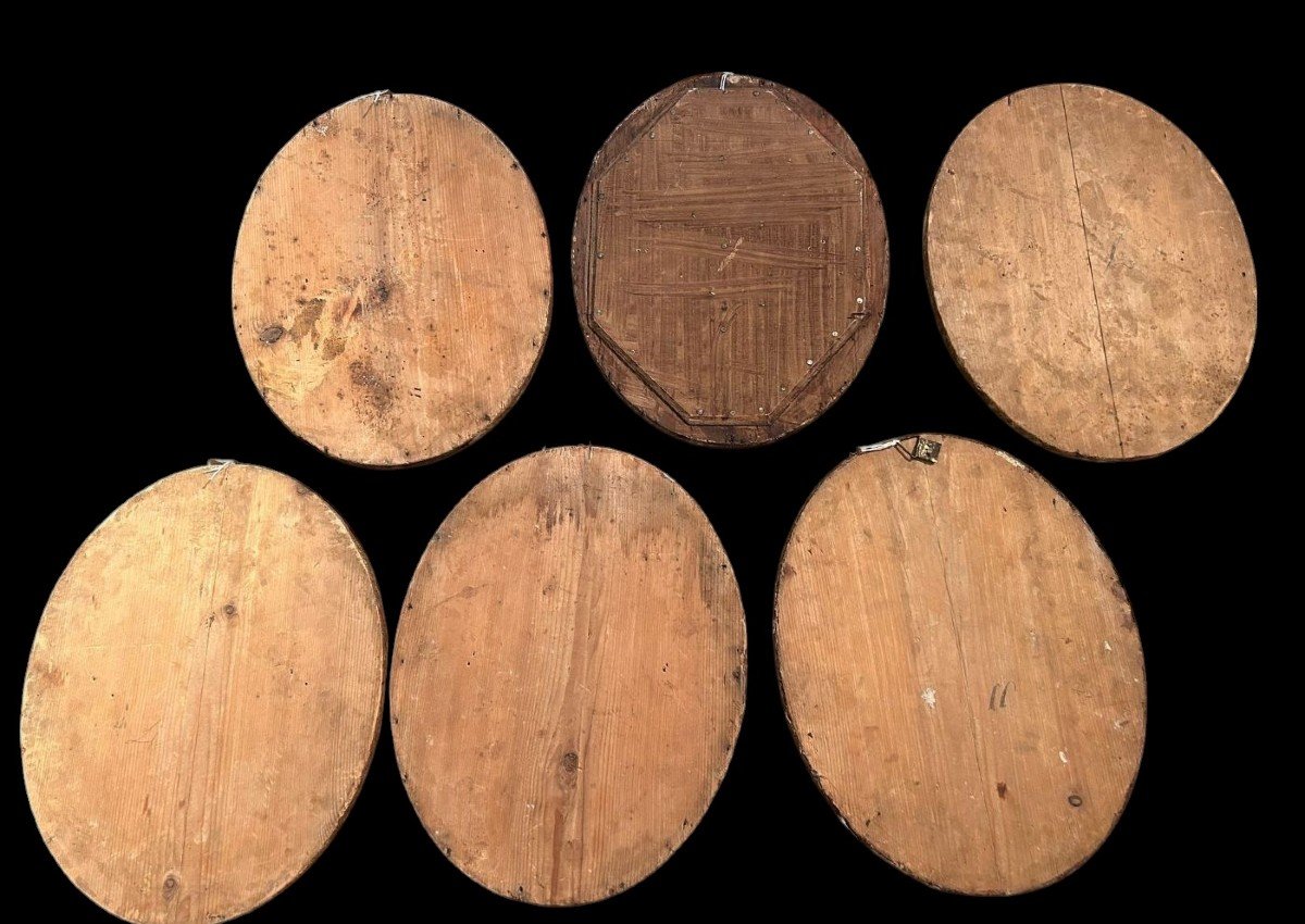 Gruppo di 6 scene dai "misteri del Rosario" - Area Italia centrale, XVII secolo.-photo-3