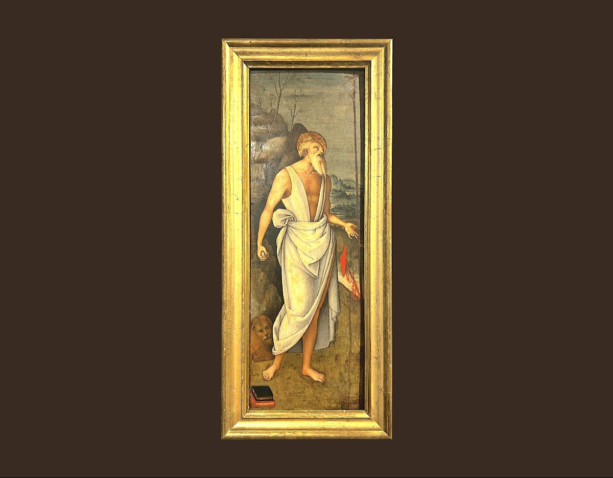 San Girolamo attr. al Maestro del tondo Greenville allievo toscano di Pietro Vannucci