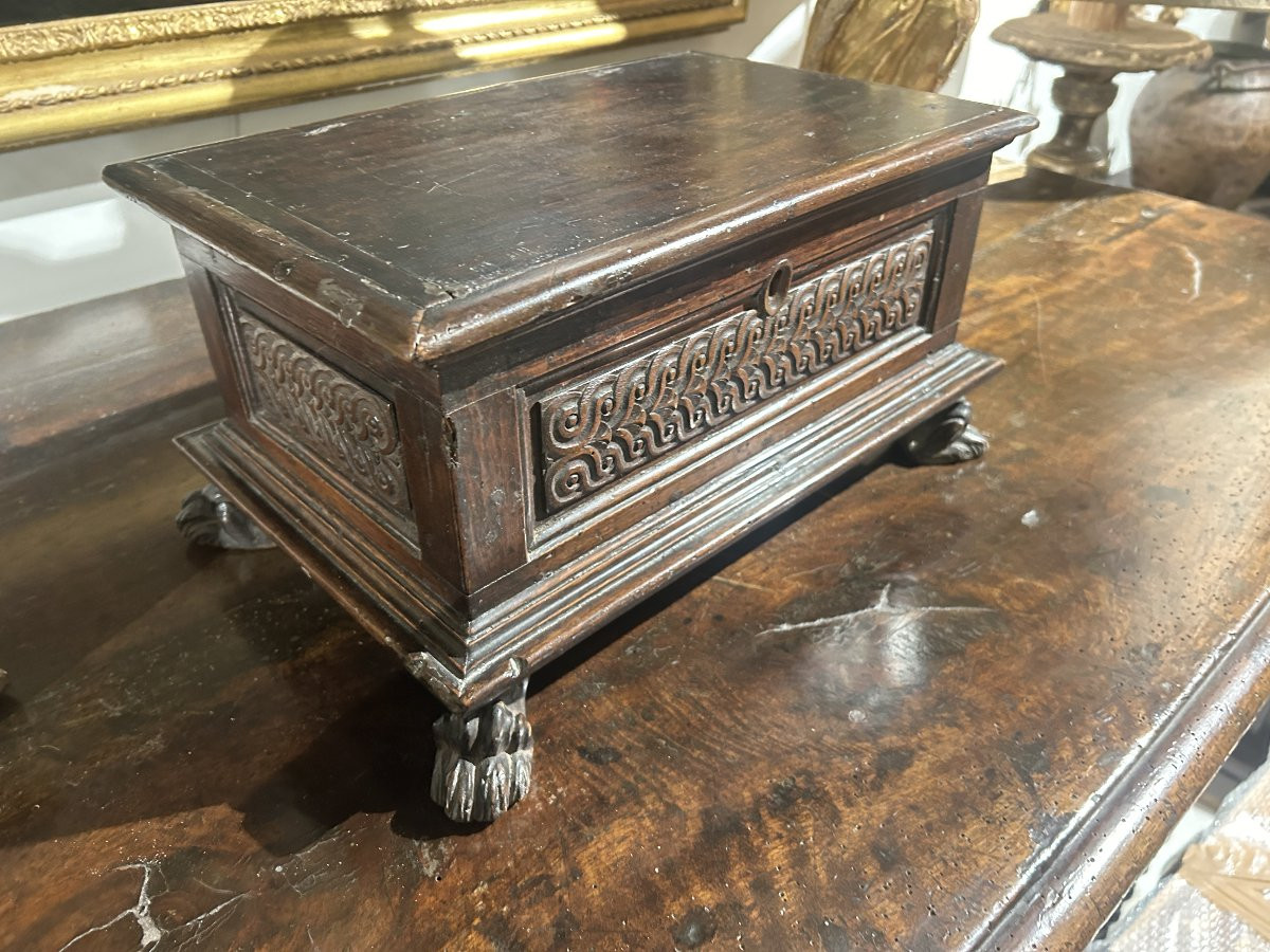 Scatola modello di cassapanca da centro. Toscana, seconda metà del '500.-photo-2