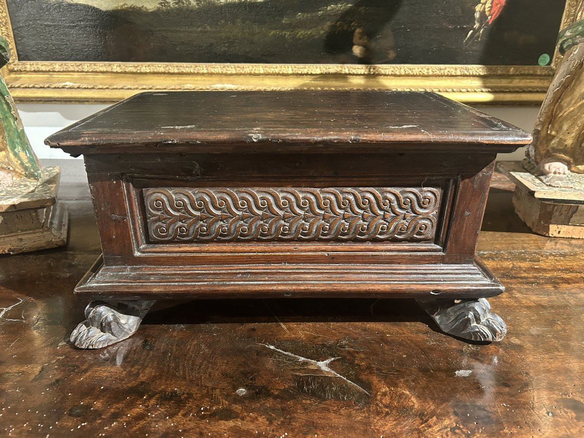 Scatola modello di cassapanca da centro. Toscana, seconda metà del '500.-photo-1