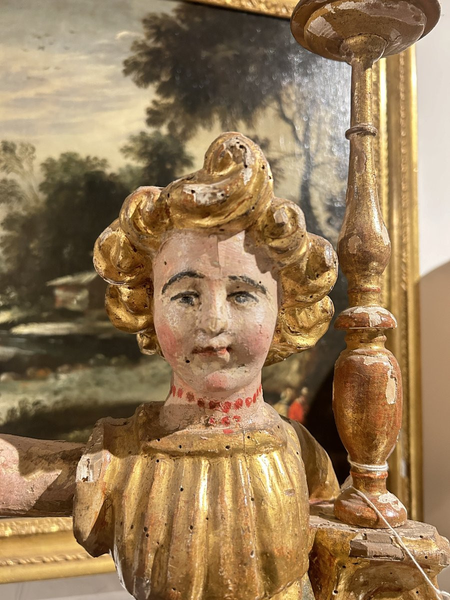 Rari angeli portacero di cultura umbra dei primi anni del '500.-photo-3