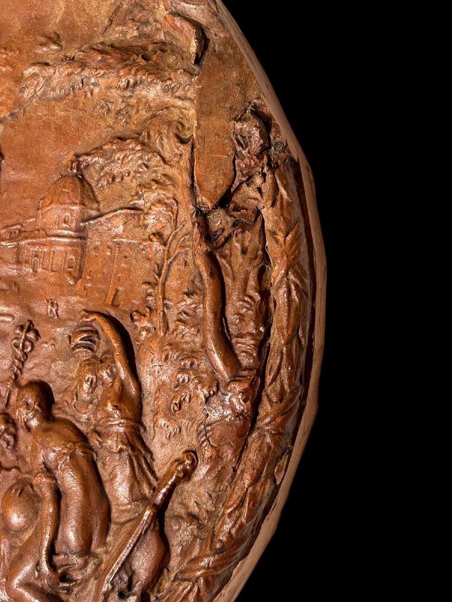 Athena introduce la pittura alle arti liberali, modello in terracotta dei primi del XVIIs.-photo-4