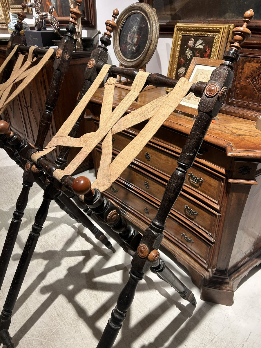 Coppia di leggii del seicento a rocchetto.-photo-4