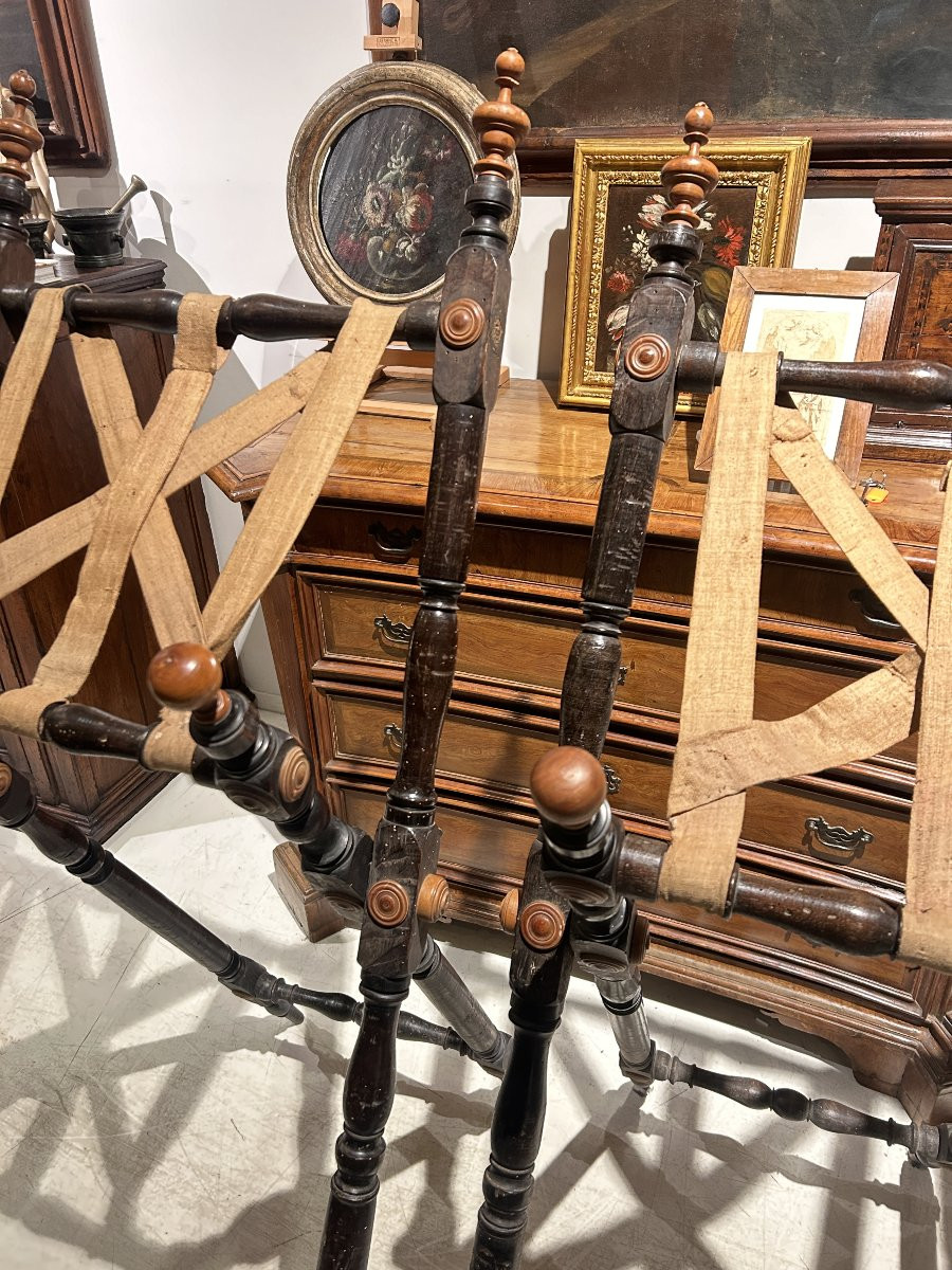 Coppia di leggii del seicento a rocchetto.-photo-1