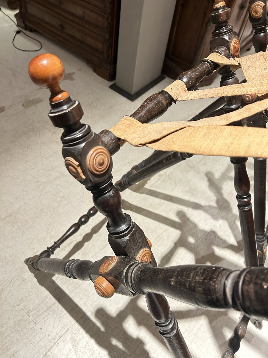 Coppia di leggii del seicento a rocchetto.-photo-3