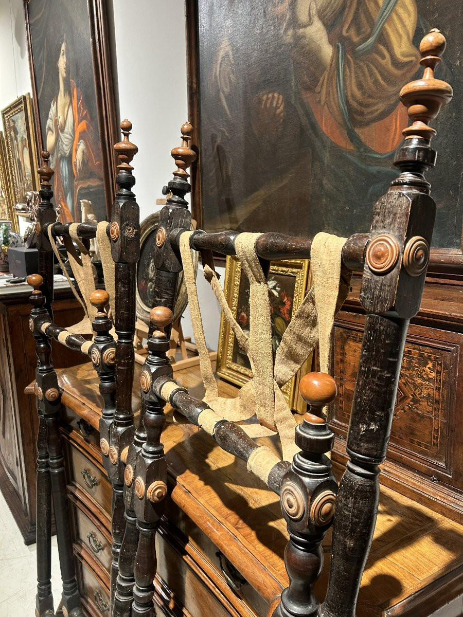 Coppia di leggii del seicento a rocchetto.-photo-8