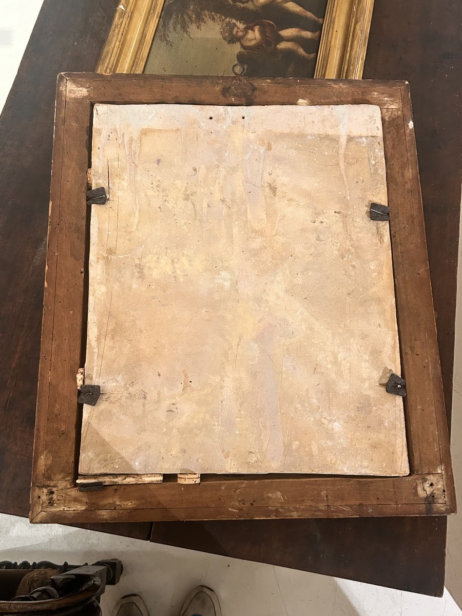 Importante placca di Urbino, bottega Patanazzi fine XVI secolo. (38cm x 50cm)-photo-3