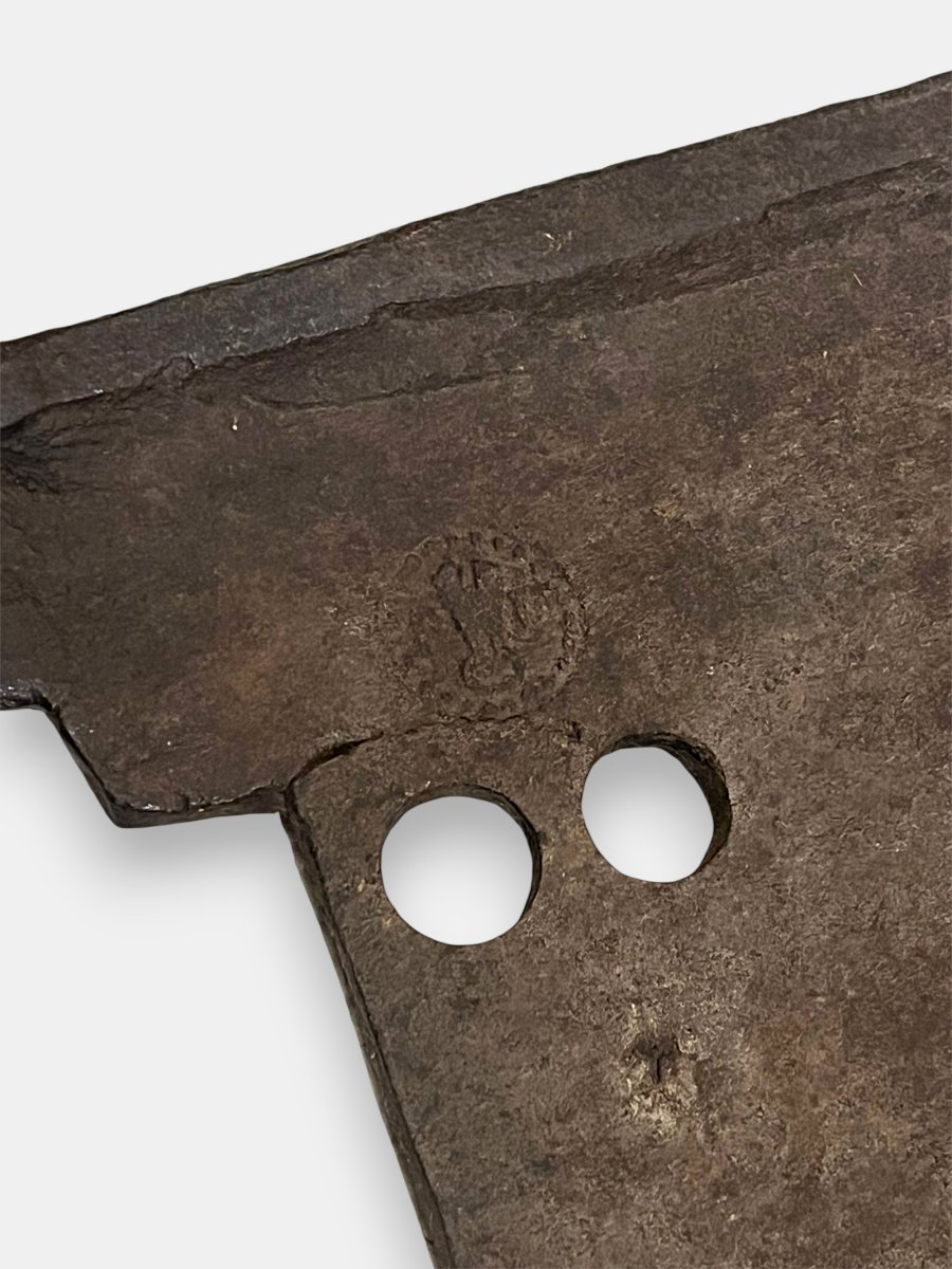 Strumento in ferro con testa di leone in bronzo sul terminale. XVI secolo, Toscana.-photo-3