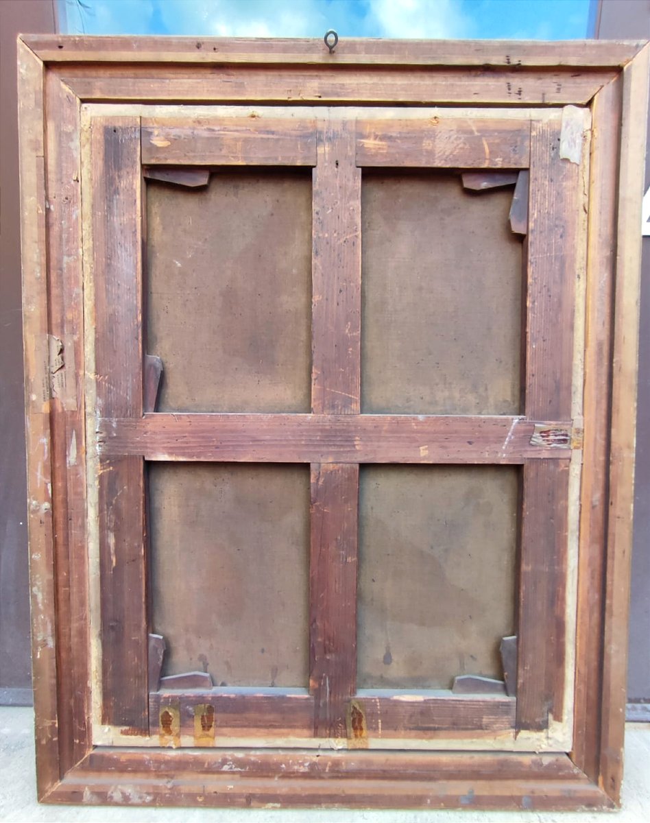 Sacrificio d'Isacco - olio su tela di scuola toscana, 2a metà del XVII secolo-photo-4