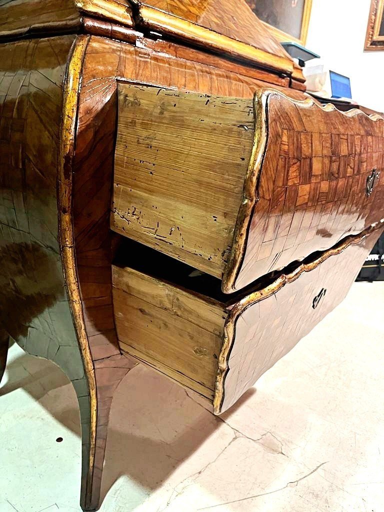 Splendido ed elegante trumeau di ambito piemontese della seconda metà del XVIII secolo. -photo-2