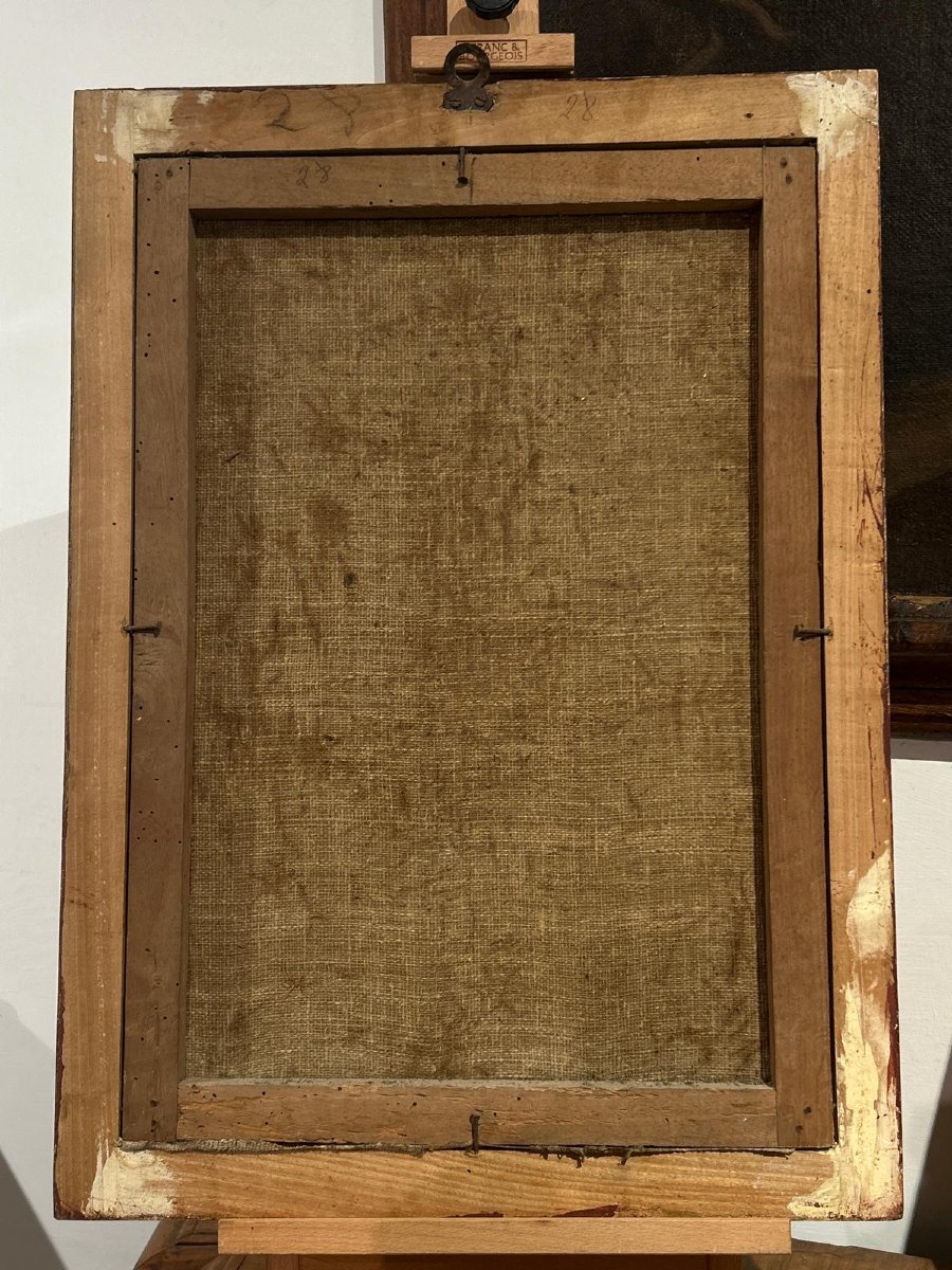 Ritratto di nobile fanciulla della fine del XVIII secolo-photo-2