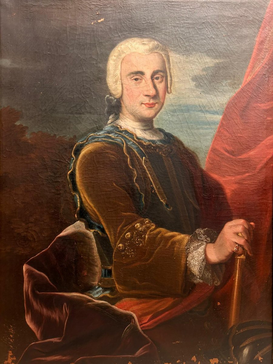 Ritratto di nobile cavaliere della prima metà del XVIII secolo-photo-4
