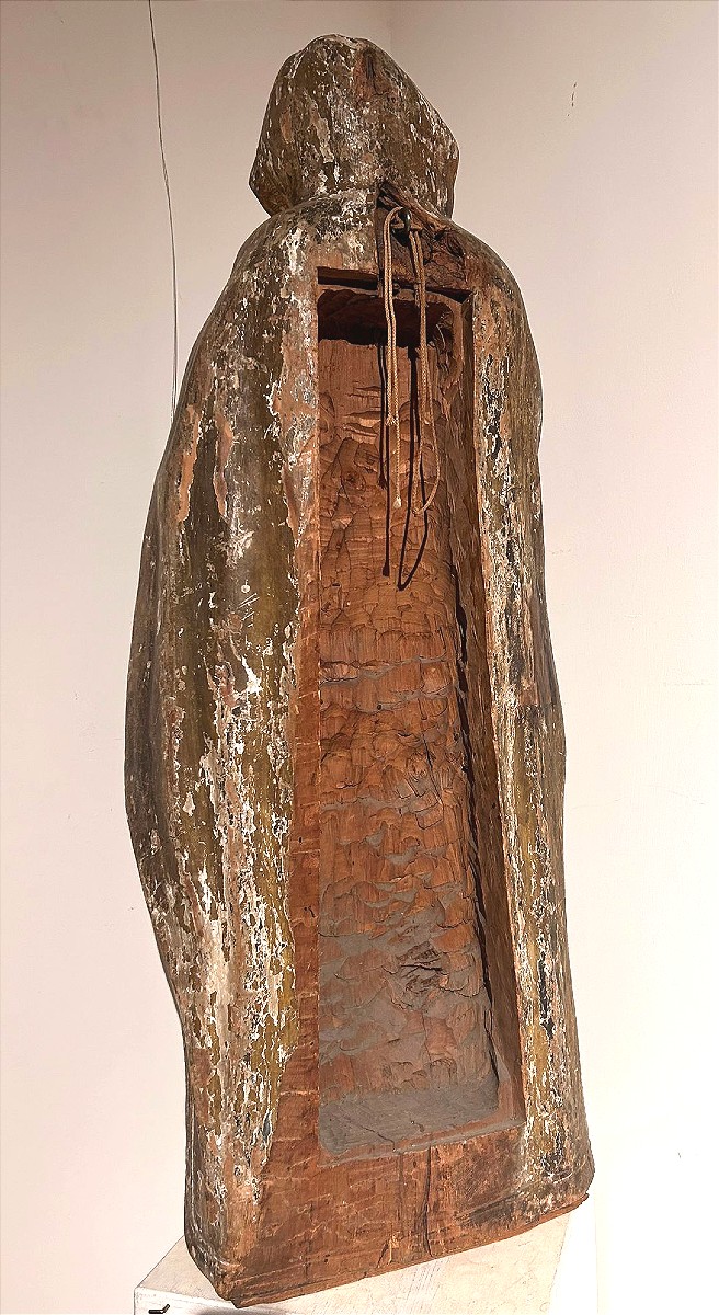 Sant'Anna in legno dorato e policromo, 150cm. Siena, primi del XVI secolo.-photo-7