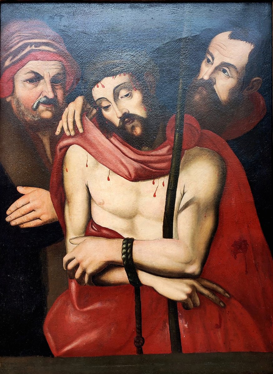 Cristo deriso, prima metà del XVII secolo, probabilmente di ambito lombardo o nordico.-photo-2