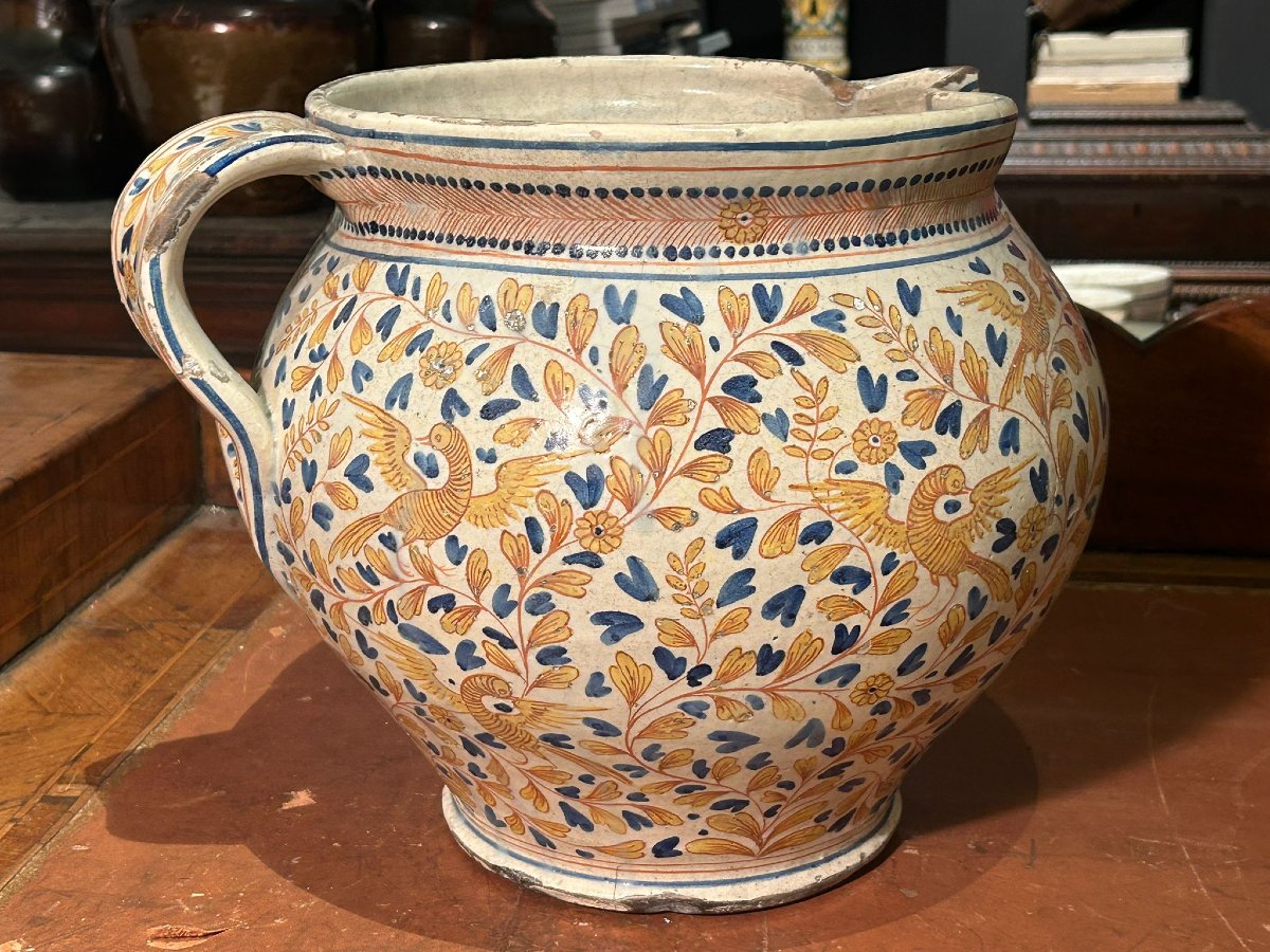Grande boccale da farmacia di Deruta, metà del XVII secolo-photo-4
