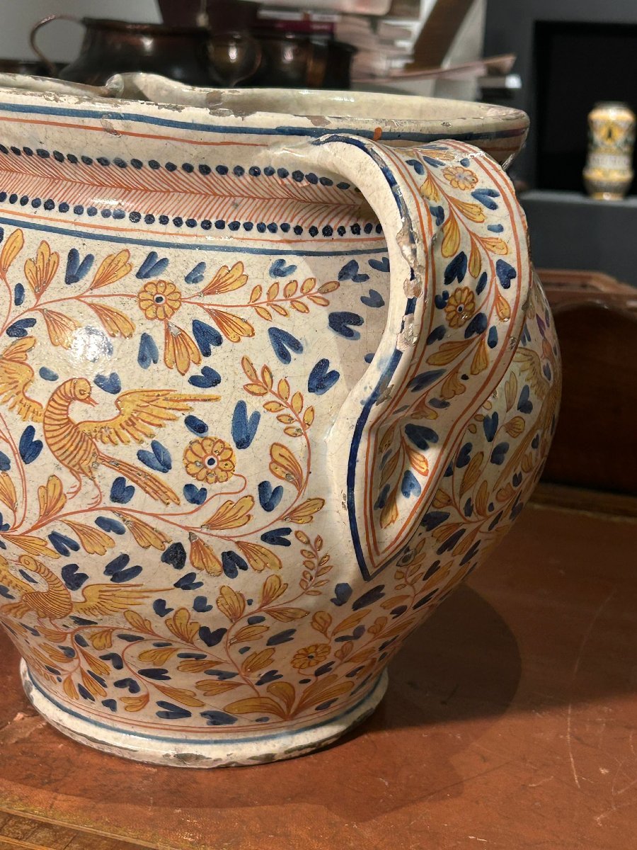 Grande boccale da farmacia di Deruta, metà del XVII secolo-photo-2