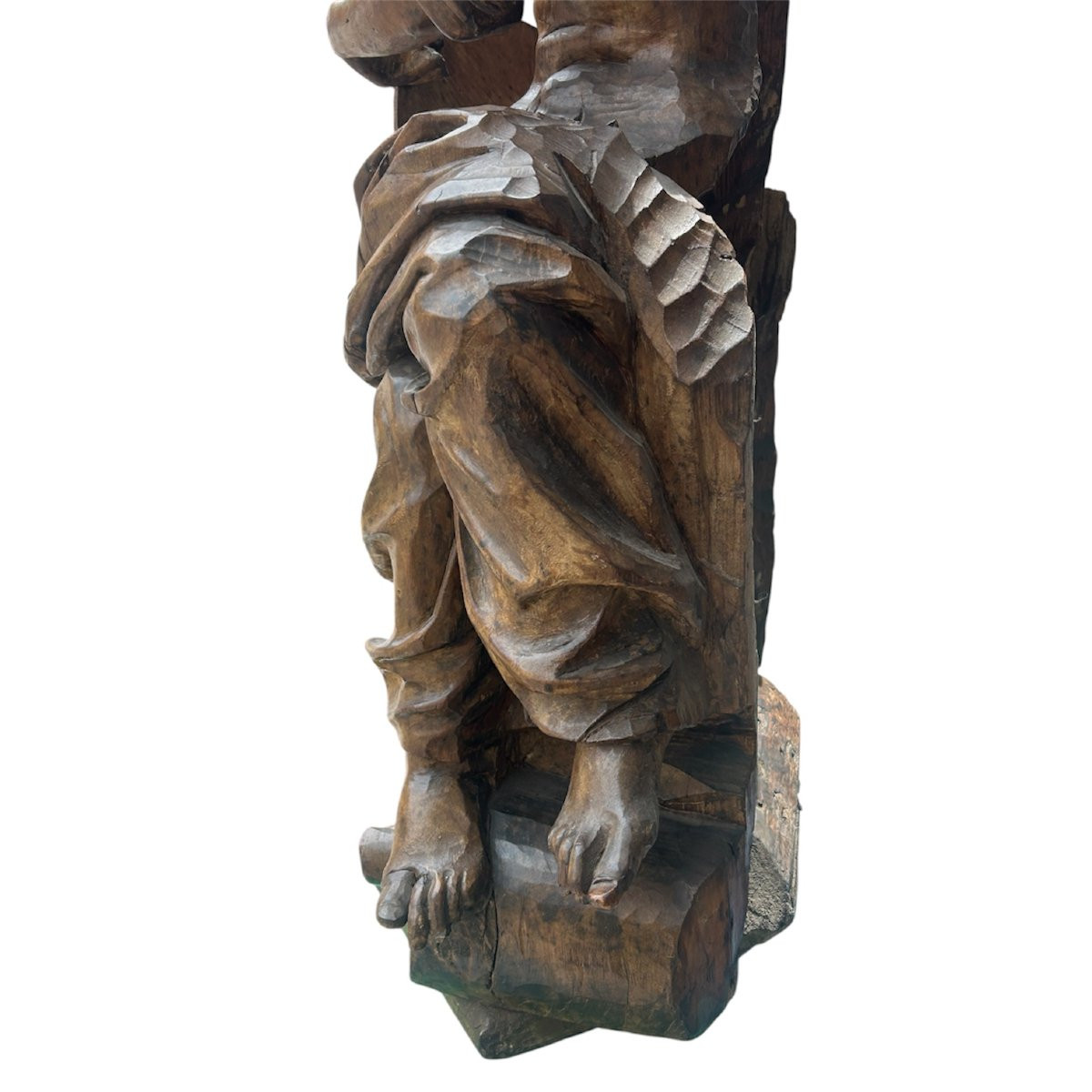 Allegoria della Sapienza o Minerva in legno finemente intagliato. Roma, 2a metà del XVIIs.-photo-4