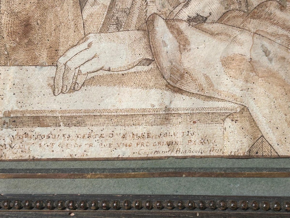 Hecce Homo, disegno del XVII s . (Inv. Correggio, Dis. Ag. Carracci) (375x270mm)-photo-3