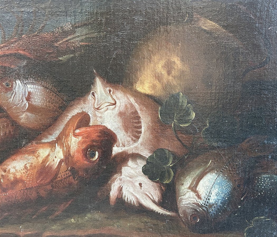 Atelier napoletano dei Recco, Natura morta di pesci, attr.le ad Elena Recco-photo-2