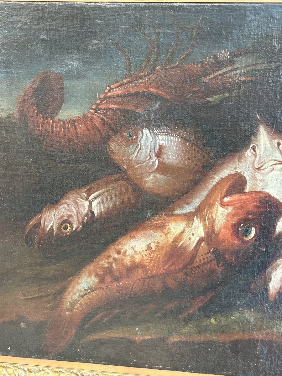 Atelier napoletano dei Recco, Natura morta di pesci, attr.le ad Elena Recco-photo-4