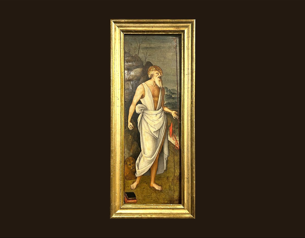 San Girolamo attr. al Maestro del tondo Greenville allievo toscano di Pietro Vannucci