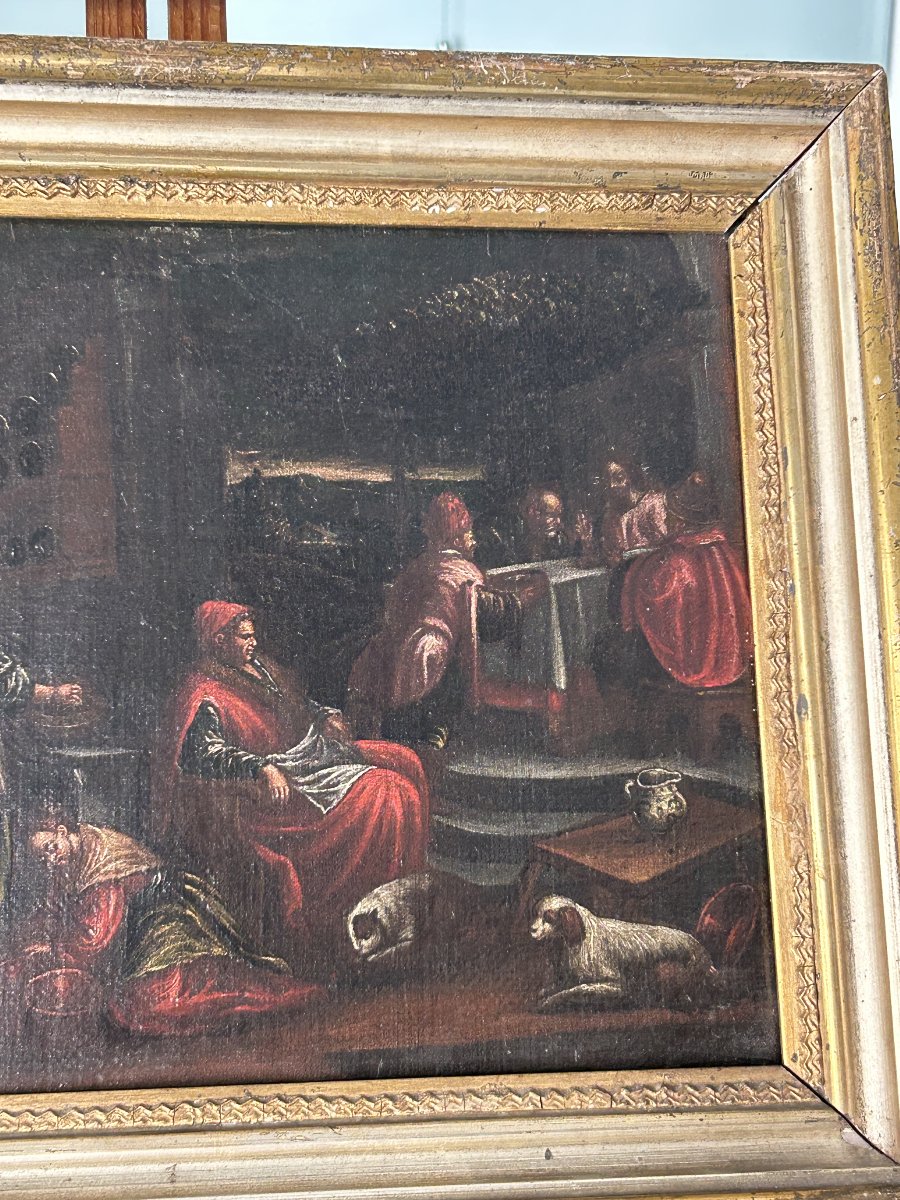 Coppia di dipinti della bottega dei Bassano eseguiti ai primi anni del XVII secolo-photo-2