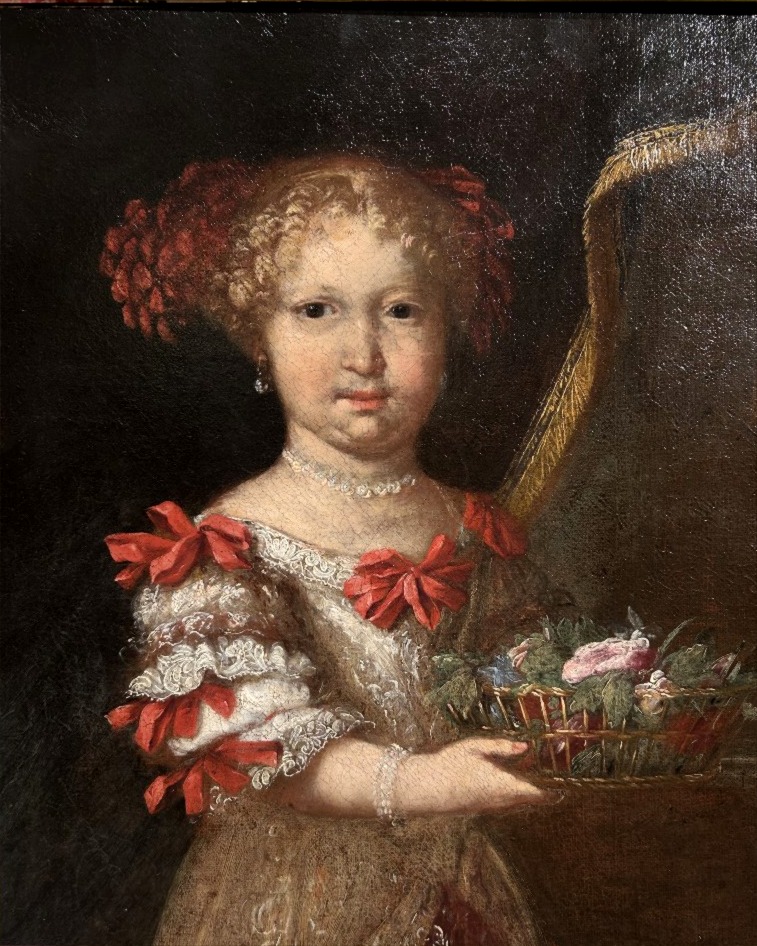 Ritratto di corte di bambina, Roma, seconda metà del Seicento.-photo-3