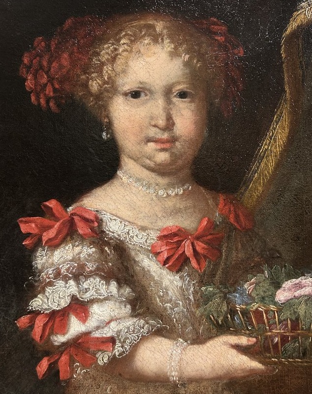 Ritratto di corte di bambina, Roma, seconda metà del Seicento.-photo-2