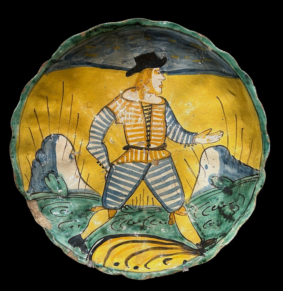 Crespina di Montelupo del XVII secolo da 28cm.