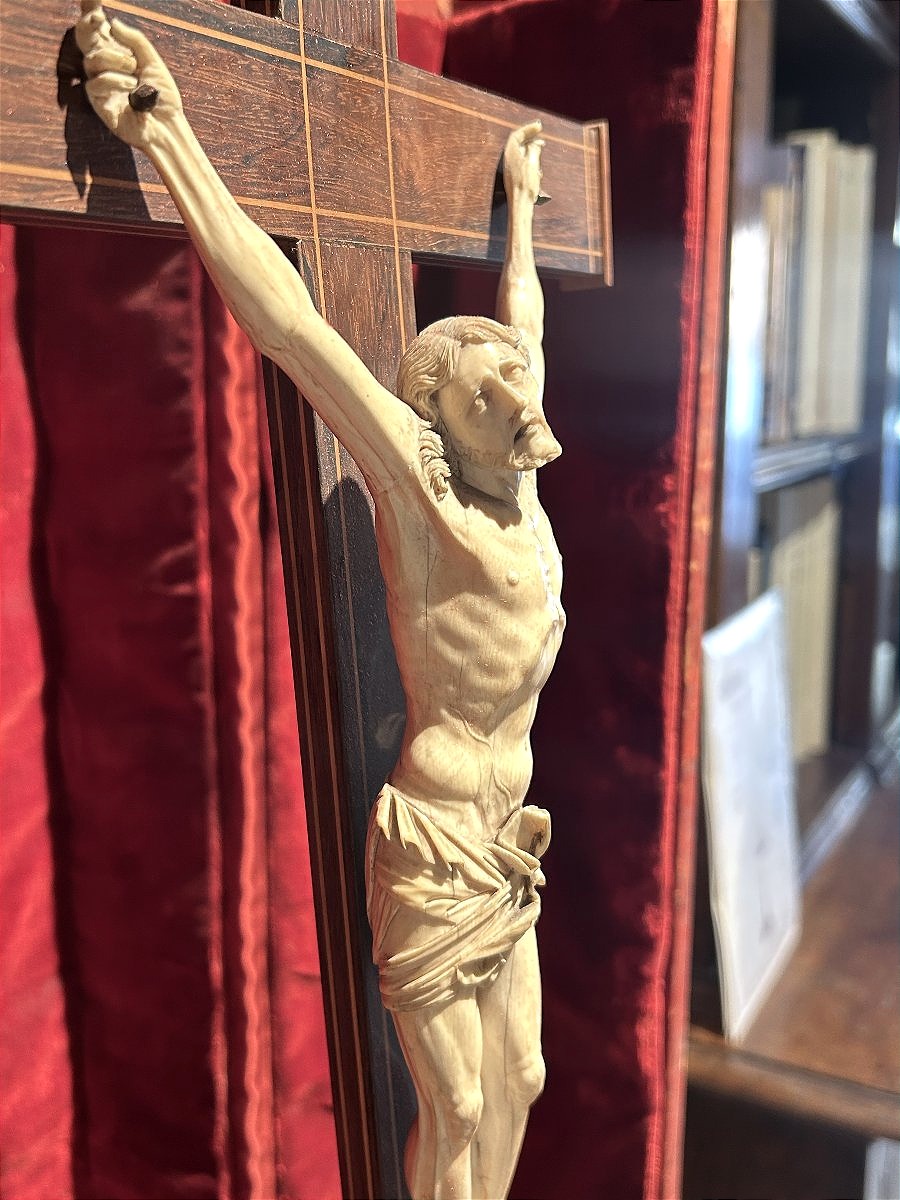 Cristo in avorio, Roma seconda metà del Seicento. (Con Cites)-photo-2
