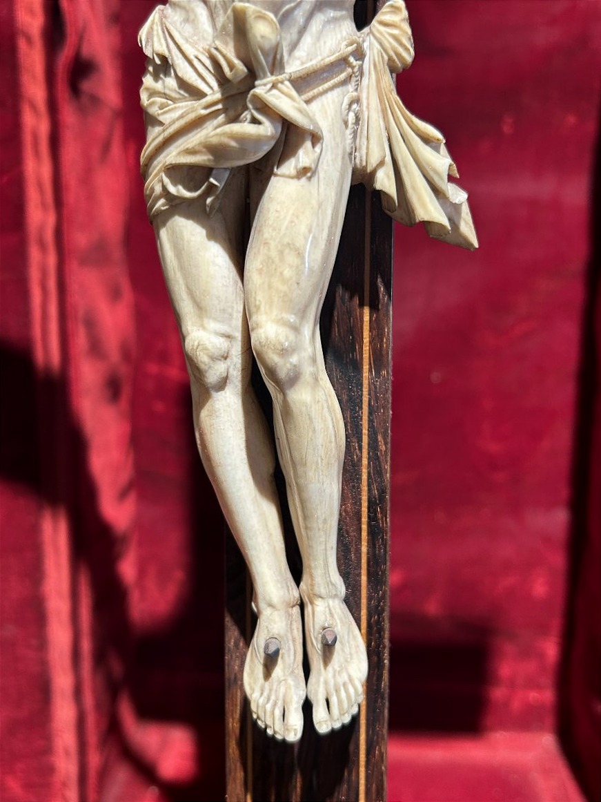 Cristo in avorio, Roma seconda metà del Seicento. (Con Cites)-photo-3