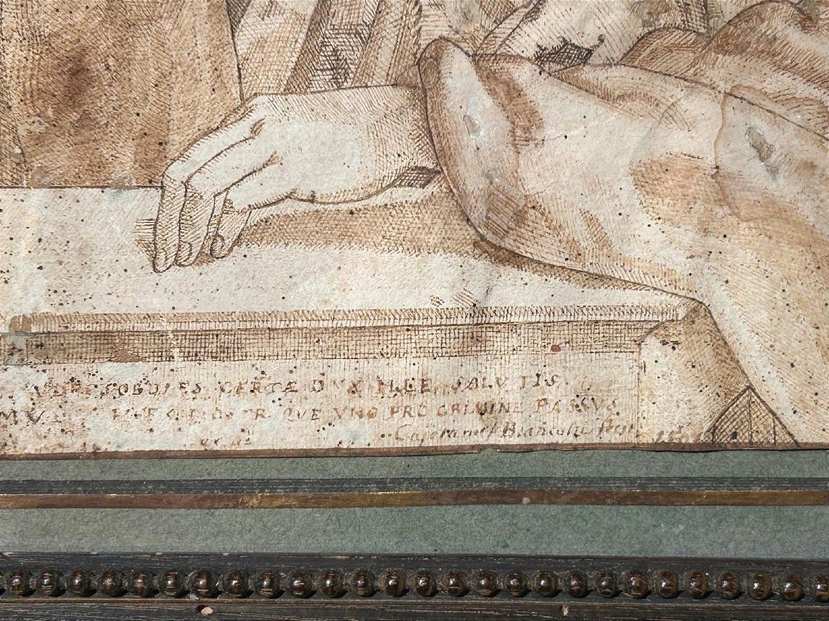 Hecce Homo, disegno del XVII s . (Inv. Correggio, Dis. Ag. Carracci) (375x270mm)-photo-3