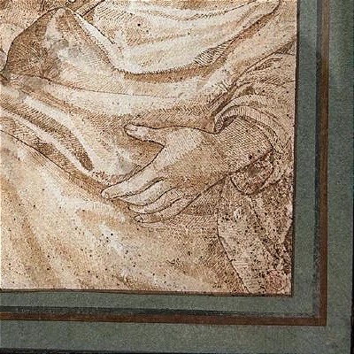 Hecce Homo, disegno del XVII s . (Inv. Correggio, Dis. Ag. Carracci) (375x270mm)-photo-4