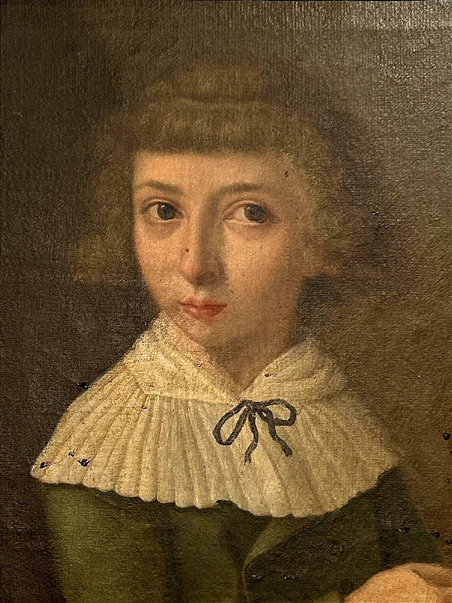 Ritratto di nobile fanciulla, 2a metà del XVIII secolo-photo-3